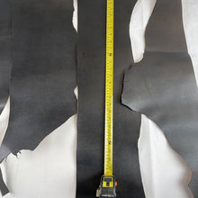 Load image into Gallery viewer, Black Split Leather Scraps-Vegetable tanned leather scraps
