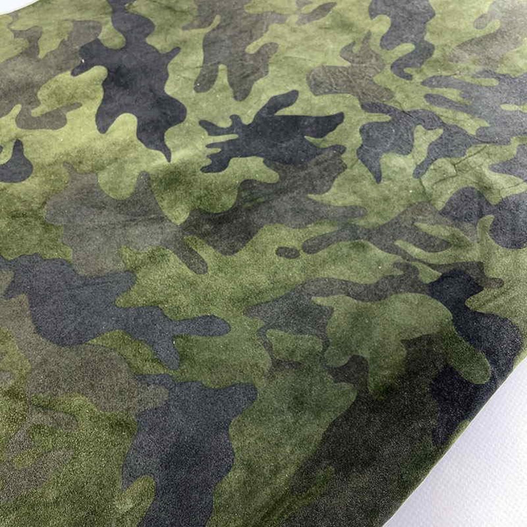 Green Camouflage Leather – Leather Cosmos