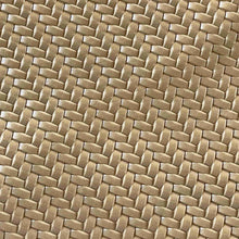 Load image into Gallery viewer, Light Taupe Woven Pattern Leather
