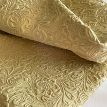 Load image into Gallery viewer, Ochre Floral Print Leather
