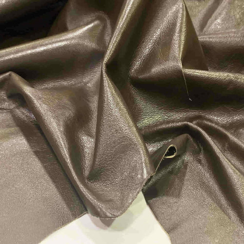 Olive Brown Thin Upholstery Leather