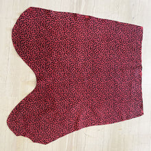 Load image into Gallery viewer, Red Leopard Suede Leather
