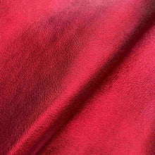 Load image into Gallery viewer, Rubi Red Metallic Leather

