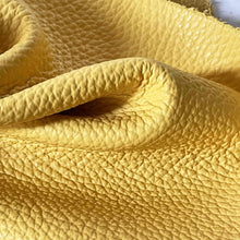 Load image into Gallery viewer, Yellow Textured Upholstery Leather
