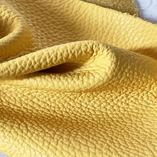 Load image into Gallery viewer, Yellow Textured Upholstery Leather
